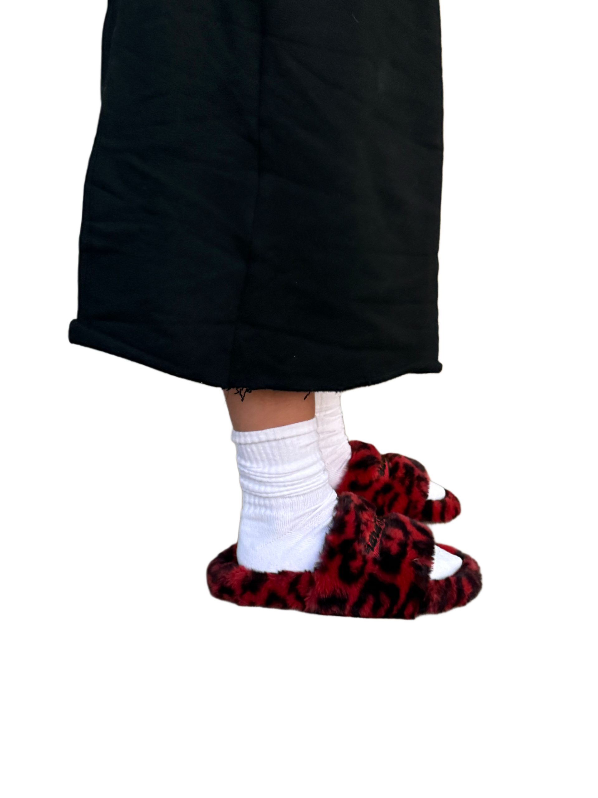 Crimson Leopard Everyday Slippers